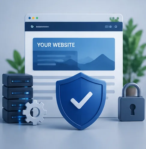 Managed website security and protection